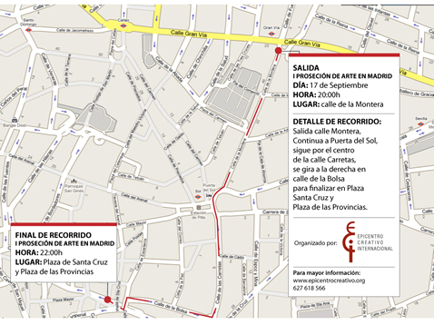 Mapa del recorrido